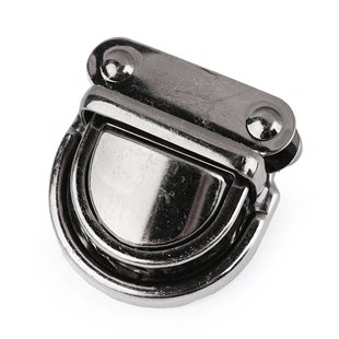 Zapínanie na kabelku - nikel čierny